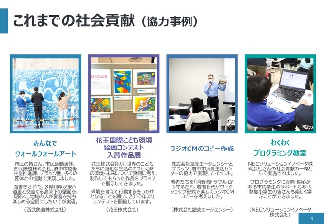 社会貢献活動のお手伝い