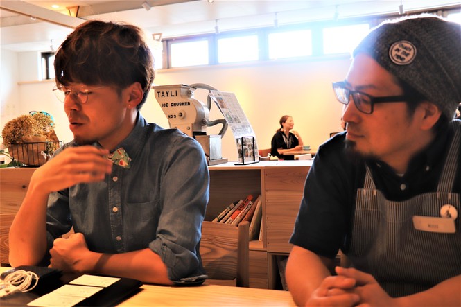 社長の糟谷さんと、店長の和田さん