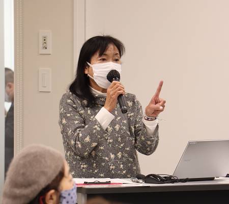 フードバンク八王子の川久保美紀子さん