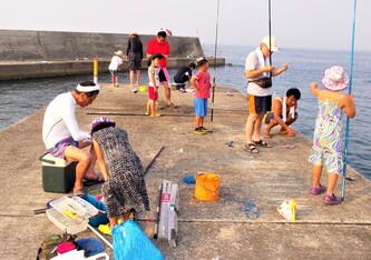 海釣り写真