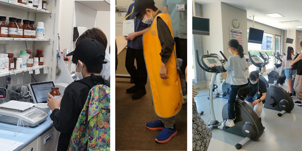 院内見学の様子
