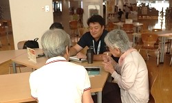 職員派遣の様子