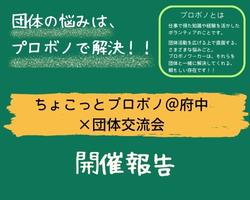 プラッツひろば×プロボノ×インターン企画　4/22開催報告