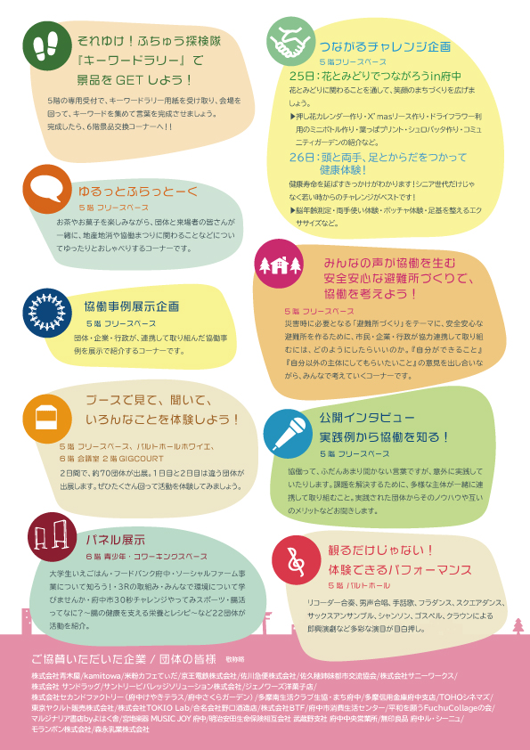 第9回府中市民協働まつりチラシura