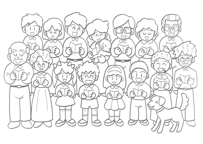 府中童謡の会イラスト画像