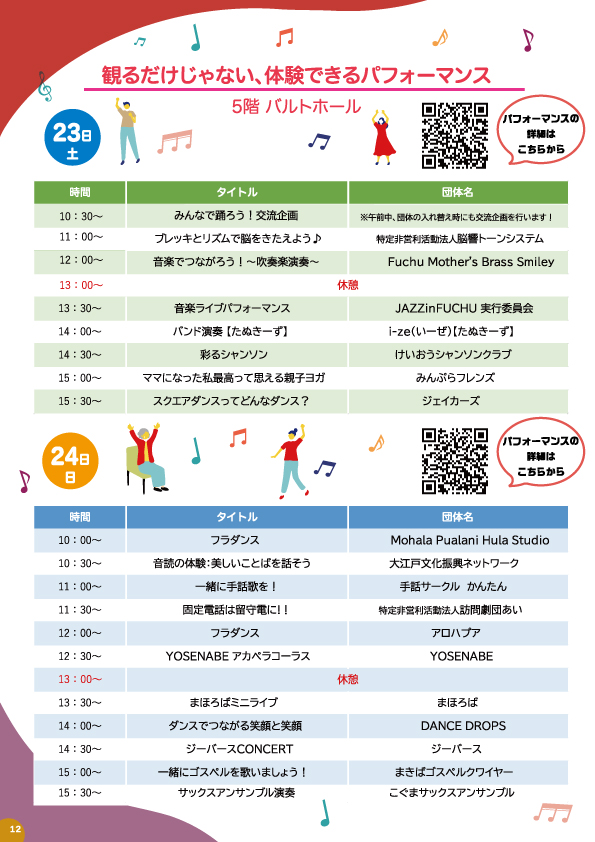 第10回府中市民協働まつりパンフレットP8