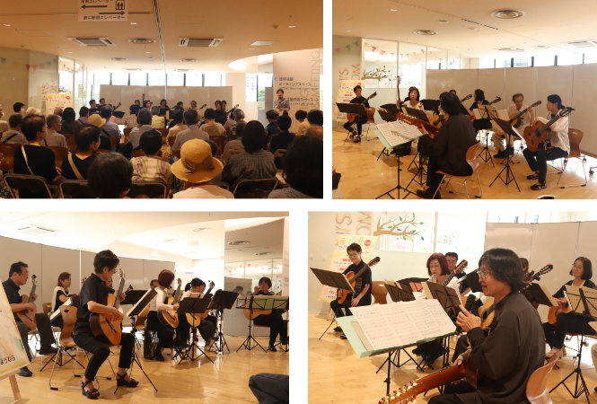 ギターアンサンブル・マディーニ演奏風景