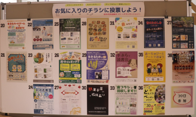 お気に入りのチラシに投票しよう！