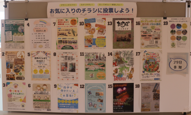 お気に入りのチラシに投票しよう！