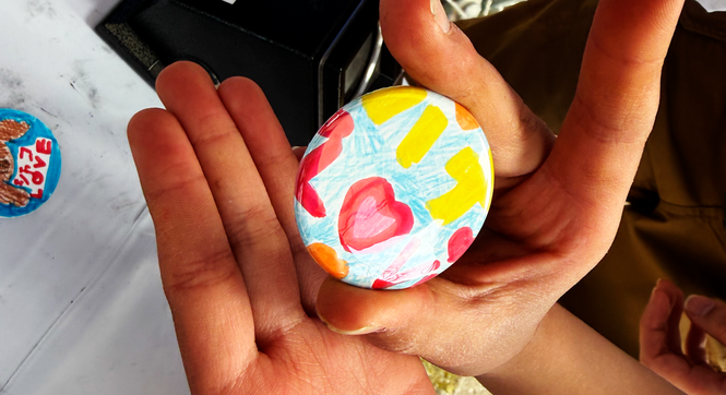 世界に一つだけの缶バッジ